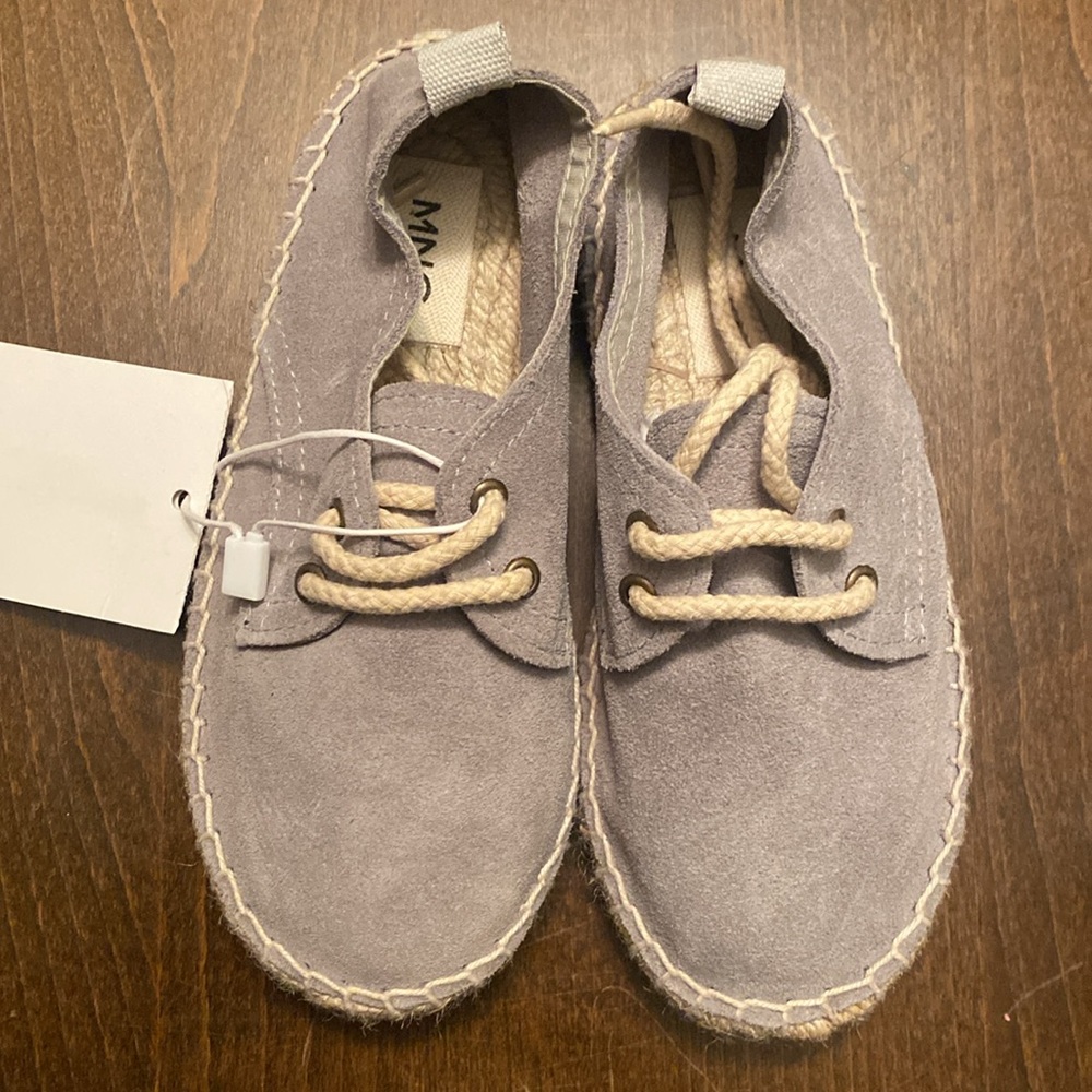 Lace-Up Leather Espadrilles